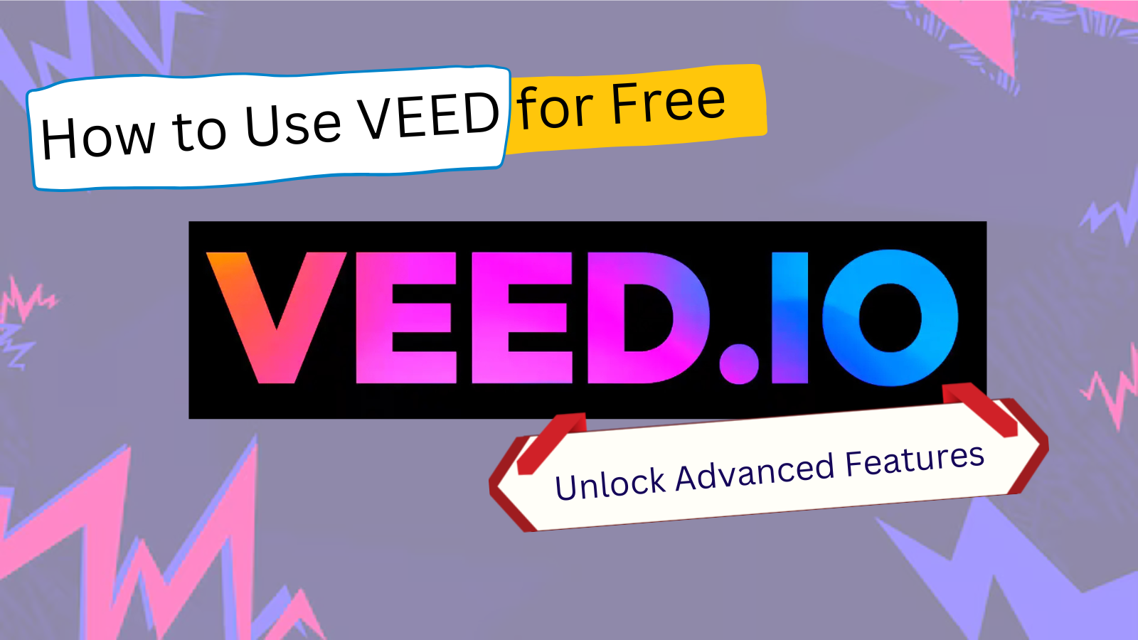 How to Use VEED io for Free